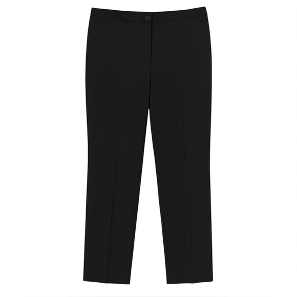 NWT Talbots Signature Black Ankle Pants Classic Work Trousers Size 10 - Picture 1 of 6